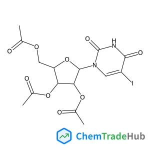 (2R,3R,4R,5R)-2-(Acetoxymethyl)-5-(5-iodo-2,4-dioxo-3,4-dihydropyrimidin-1(2h)-yl)tetrahydrofuran-3,4-diyl diacetate