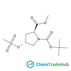 2-Methyl 1-(2-methyl-2-propanyl) (2S,4R)-4-[(methylsulfonyl)oxy]-1,2-pyrrolidinedicarboxylate