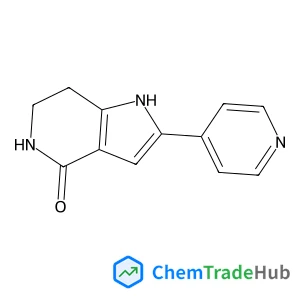 2-(4-Pyridinyl)-1,5,6,7-tetrahydro-4H-pyrrolo[3,2-c]pyridin-4-one hydrochloride (1:1)