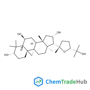 (3beta,6alpha,9beta,16beta,24R)-20,24-Epoxy-9,19-cyclolanostane-3,6,16,25-tetrol
