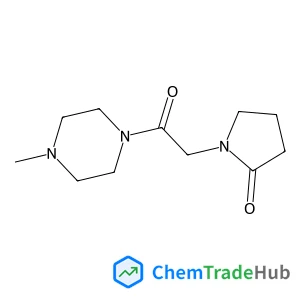 1-Methyl-4-((2-oxo-1-pyrrolidinyl)acetyl)piperazine