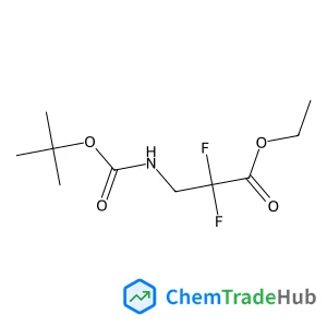 Ethyl 2,2-difluoro-3-({[(2-methyl-2-propanyl)oxy]carbonyl}amino)propanoate
