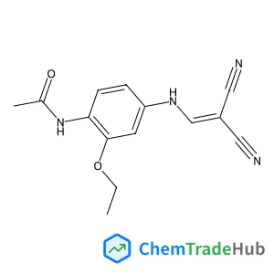2-PROPENOIC ACID, 3-[[4-(ACETYLAMINO)-3-ETHOXYPHENYL]AMINO]-2-CYANO-, ETHYL ESTER
