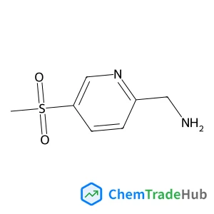 1-[5-(Methylsulfonyl)-2-pyridinyl]methanamine