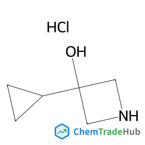 3-Cyclopropyl-3-azetidinol hydrochloride (1:1) Chemical_Structure_Of