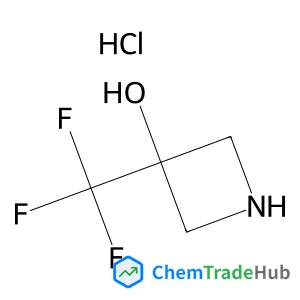 3-(Trifluoromethyl)-3-azetidinol hydrochloride (1:1)