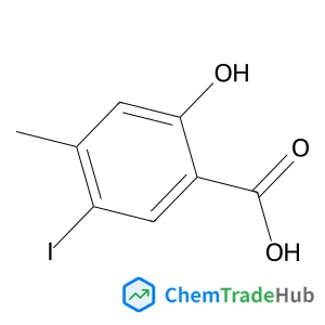2-Hydroxy-5-iodo-4-methylbenzoic acid structure