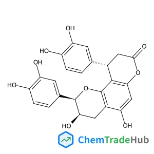 (2R,3R,10S)-2,10-Bis(3,4-dihydroxyphenyl)-3,5-dihydroxy-3,4,9,10-tetrahydro-2H,8H-pyrano[2,3-f]chromen-8-one