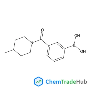 {3-[(4-Methyl-1-piperidinyl)carbonyl]phenyl}boronic acid