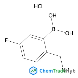 [2-(Aminomethyl)-5-fluorophenyl]boronic acid hydrochloride (1:1)