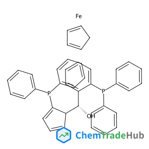 Benzenemethanol, 2-(diphenylphosphino)-alpha-[2-(diphenylphosphino)-2,4-cyclopentadien-1-yl]-, (alphaR)-, compd. with 1,3-cyclopentadiene, iron salt (1:1:1)