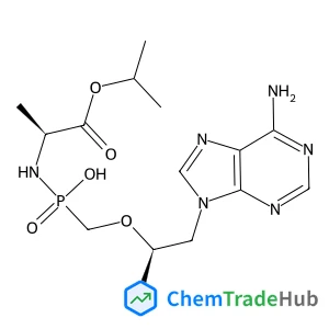 P-({[(2R)-1-(6-Amino-9H-purin-9-yl)-2-propanyl]oxy}methyl)-N-[(2S)-1-isopropoxy-1-oxo-2-propanyl]phosphonamidic acid