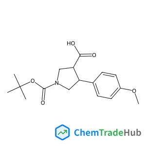 1-(tert-Butoxycarbonyl)-4-(4-methoxyphenyl)pyrrolidine-3-carboxylic acid