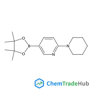 2-(1-Piperidinyl)-5-(4,4,5,5-tetramethyl-1,3,2-dioxaborolan-2-yl)pyridine