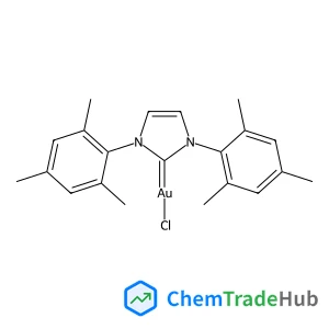 (1,3-dimesityl-1,3-dihydro-2H-imidazol-2-ylidene)gold(III) chloride