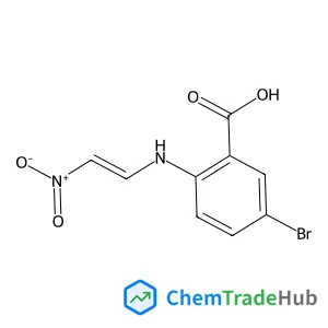 5-Bromo-2-{[(E)-2-nitrovinyl]amino}benzoic acid