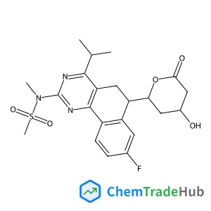 N-{(6S)-8-Fluoro-6-[(2S,4R)-4-hydroxy-6-oxotetrahydro-2H-pyran-2-yl]-4-isopropyl-5,6-dihydrobenzo[h]quinazolin-2-yl}-N-methylmethanesulfonamide