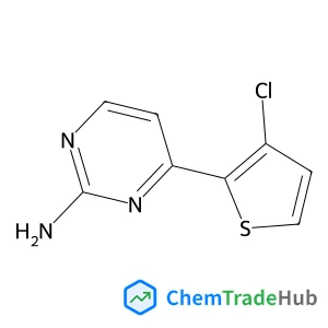 4-(3-Chloro-2-thienyl)-2-pyrimidinamine structure