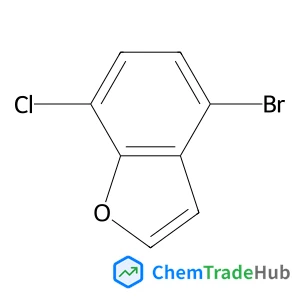 4-Bromo-7-chloro-1-benzofuran structure