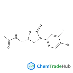 N-{[(5S)-3-(4-Bromo-3-fluorophenyl)-2-oxo-1,3-oxazolidin-5-yl]methyl}acetamide