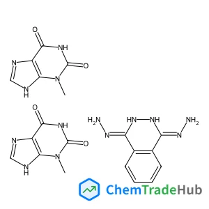 3-Methyl-3,7-dihydro-1H-purine-2,6-dione - (1Z)-1,4-di[(1Z)-hydrazino]phthalazine (2:1)