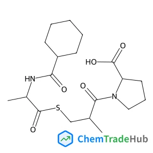 1-[(2S)-3-{[N-(Cyclohexylcarbonyl)-D-alanyl]sulfanyl}-2-methylpropanoyl]-L-proline