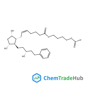 4-(Nitrooxy)butyl (5Z)-7-{(1R,2R,3R,5S)-3,5-dihydroxy-2-[(3R)-3-hydroxy-5-phenylpentyl]cyclopentyl}-5-heptenoate