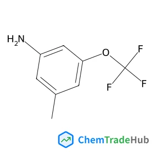 3-Methyl-5-(trifluoromethoxy)aniline structure