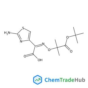 (Z)-2-(2-Aminothiazol-4-yl)-2-(((1-(tert-butoxy)-2-methyl-1-oxopropan-2-yl)oxy)imino)acetic acid