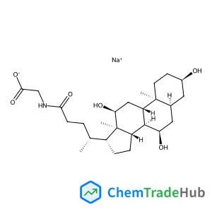 Sodium {[(3alpha,7alpha,8xi,12alpha)-3,7,12-trihydroxy-24-oxocholan-24-yl]amino}acetate