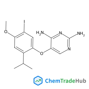 5-(5-Iodo-2-isopropyl-4-methoxyphenoxy)-2,4-pyrimidinediamine