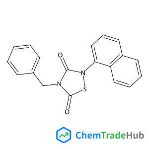 4-Benzyl-2-(1-naphthyl)-1,2,4-thiadiazolidine-3,5-dione