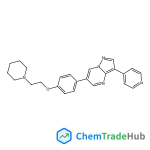 6-{4-[2-(1-Piperidinyl)ethoxy]phenyl}-3-(4-pyridinyl)pyrazolo[1,5-a]pyrimidine