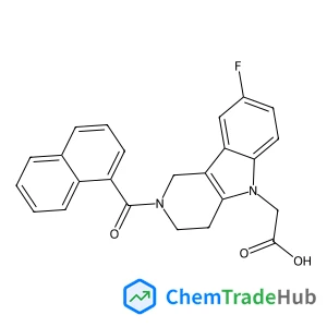 [8-Fluoro-2-(1-naphthoyl)-1,2,3,4-tetrahydro-5H-pyrido[4,3-b]indol-5-yl]acetic acid