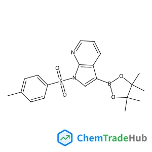 1-[(4-Methylphenyl)sulfonyl]-3-(4,4,5,5-tetramethyl-1,3,2-dioxaborolan-2-yl)-1H-pyrrolo[2,3-b]pyridine