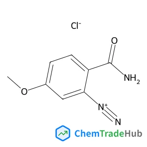 2-Carbamoyl-5-methoxybenzenediazonium chloride