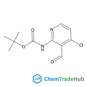 2-Methyl-2-propanyl (4-chloro-3-formyl-2-pyridinyl)carbamate