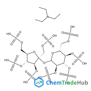 N,N-Diethylethanamine - 1,3,4,6-tetra-O-sulfo-beta-D-fructofuranosyl 2,3,4,6-tetra-O-sulfo-D-glucopyranoside (1:1)