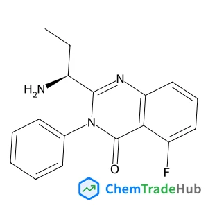 2-[(1S)-1-Aminopropyl]-5-fluoro-3-phenyl-4(3H)-quinazolinone