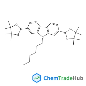 9-Hexyl-2,7-bis(4,4,5,5-tetramethyl-1,3,2-dioxaborolan-2-yl)-9H-carbazole