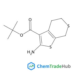 2-Methyl-2-propanyl 2-amino-4,7-dihydro-5H-thieno[2,3-c]thiopyran-3-carboxylate