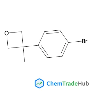3-(4-Bromophenyl)-3-methyloxetane structure