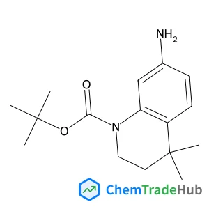 2-Methyl-2-propanyl 7-amino-4,4-dimethyl-3,4-dihydro-1(2H)-quinolinecarboxylate