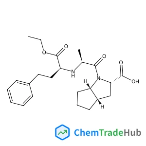 (2S,3aS,6aS)-1-[(2S)-2-{[(2S)-1-Ethoxy-1-oxo-4-phenyl-2-butanyl]amino}propanoyl]octahydrocyclopenta[b]pyrrole-2-carboxylic acid (non-preferred name)