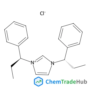 1,3-Bis[(1S)-1-phenylpropyl]-1H-imidazol-3-ium chloride