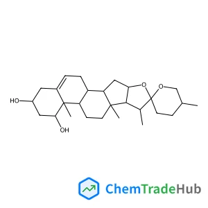 (25RS)-Ruscogenin structure (25RS)-Ruscogenin structure