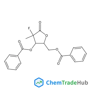 [(2R,3R,4R)-3-(Benzoyloxy)-4-fluoro-4-methyl-5-oxotetrahydro-2-furanyl]methyl benzoate (non-preferred name)