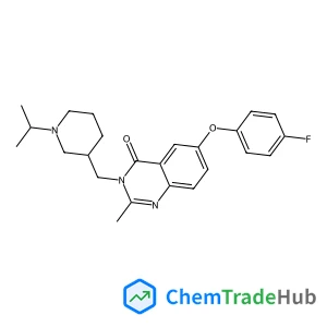 6-(4-Fluorophenoxy)-3-[(1-isopropyl-3-piperidinyl)methyl]-2-methyl-4(3H)-quinazolinone
