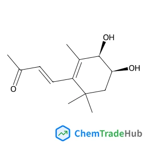 (3E)-4-[(3R,4S)-3,4-Dihydroxy-2,6,6-trimethyl-1-cyclohexen-1-yl]-3-buten-2-one