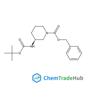 Benzyl (3S)-3-({[(2-methyl-2-propanyl)oxy]carbonyl}amino)-1-piperidinecarboxylate